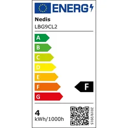 Nedis LED-Pin 4W G9 400lm 2700K Ersatz für 37W Lebensdauer 15000h