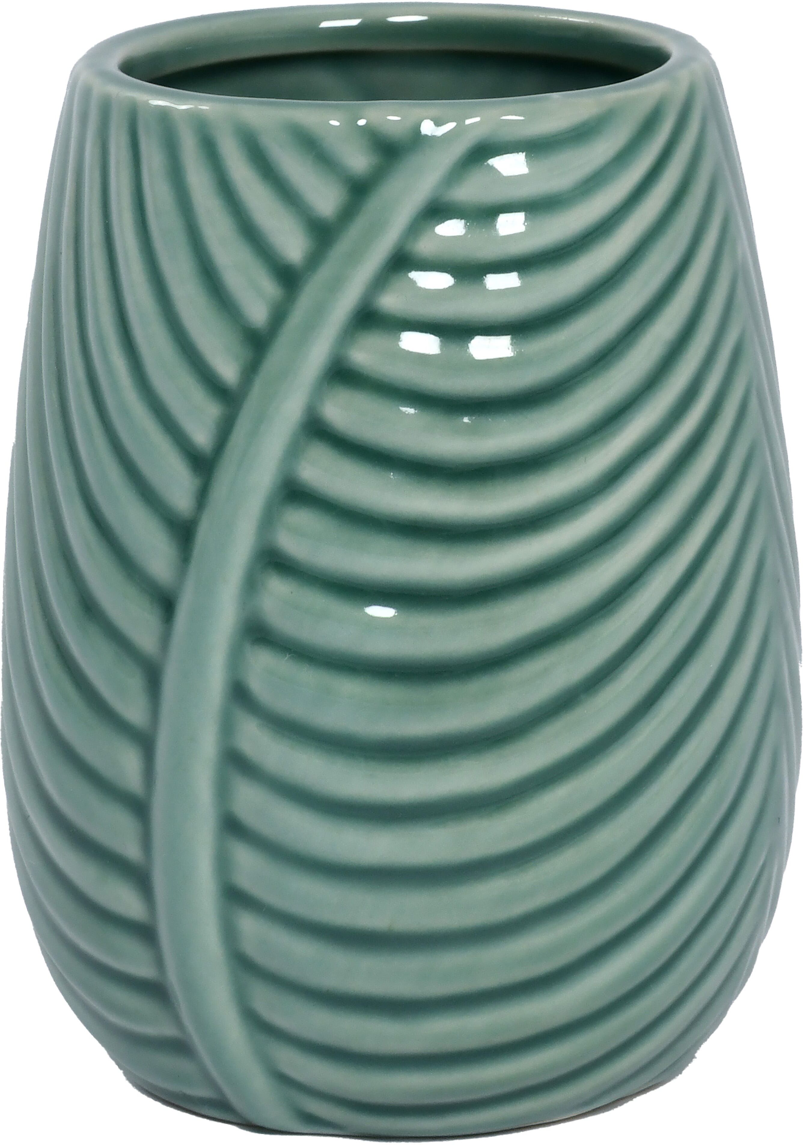 Tecnomat PORTA SPAZZOLINO SERIE GARDENIA CERAMICA COLORE VERDE