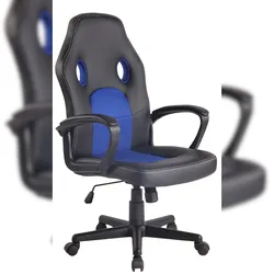 CLP Gaming Bürostuhl Elbing schwarz/blau