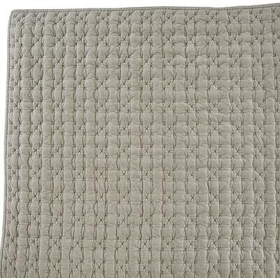 Margot Slubby Velvet Quilt - Tea, King - Ballard Designs