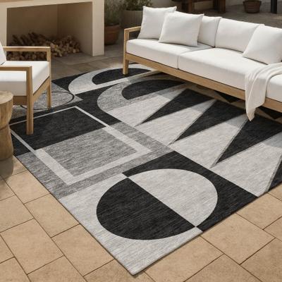 Addison Rugs Machine Washable Indoor/ Outdoor Modern Crowley Chantille Rug