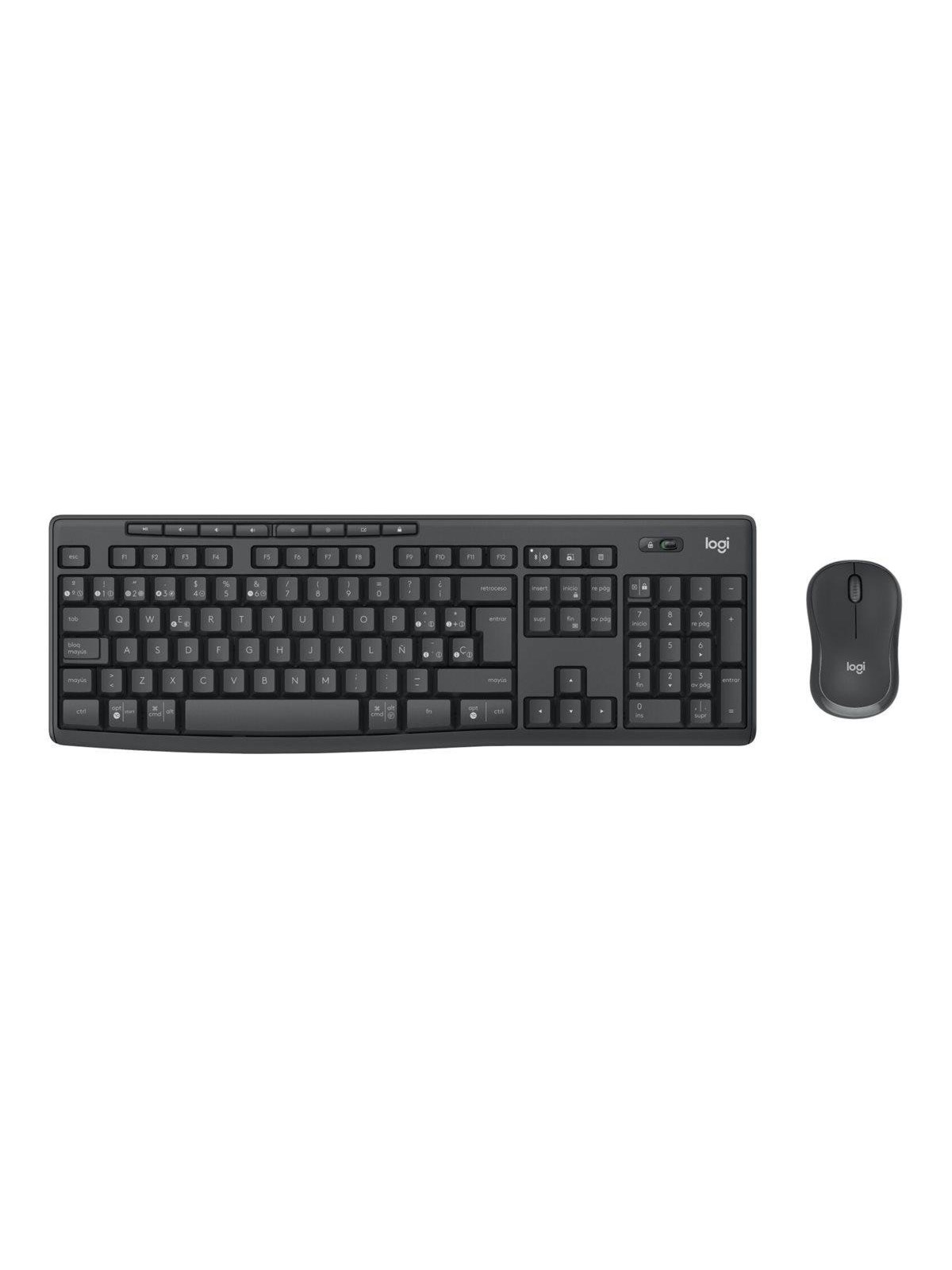Logitech MK370 Combo for Business - Tastatur & Maus Set - Full-Size - Schweiz - Schwarz