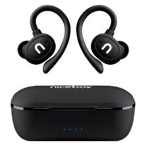Niceboy HIVE Airsport 3 PRO schwarz / Kabellose Kopfhörer / Mikrofon / Bluetooth 5.4 / IPX5 (Kabellos) (hive-airsport-3-pro)