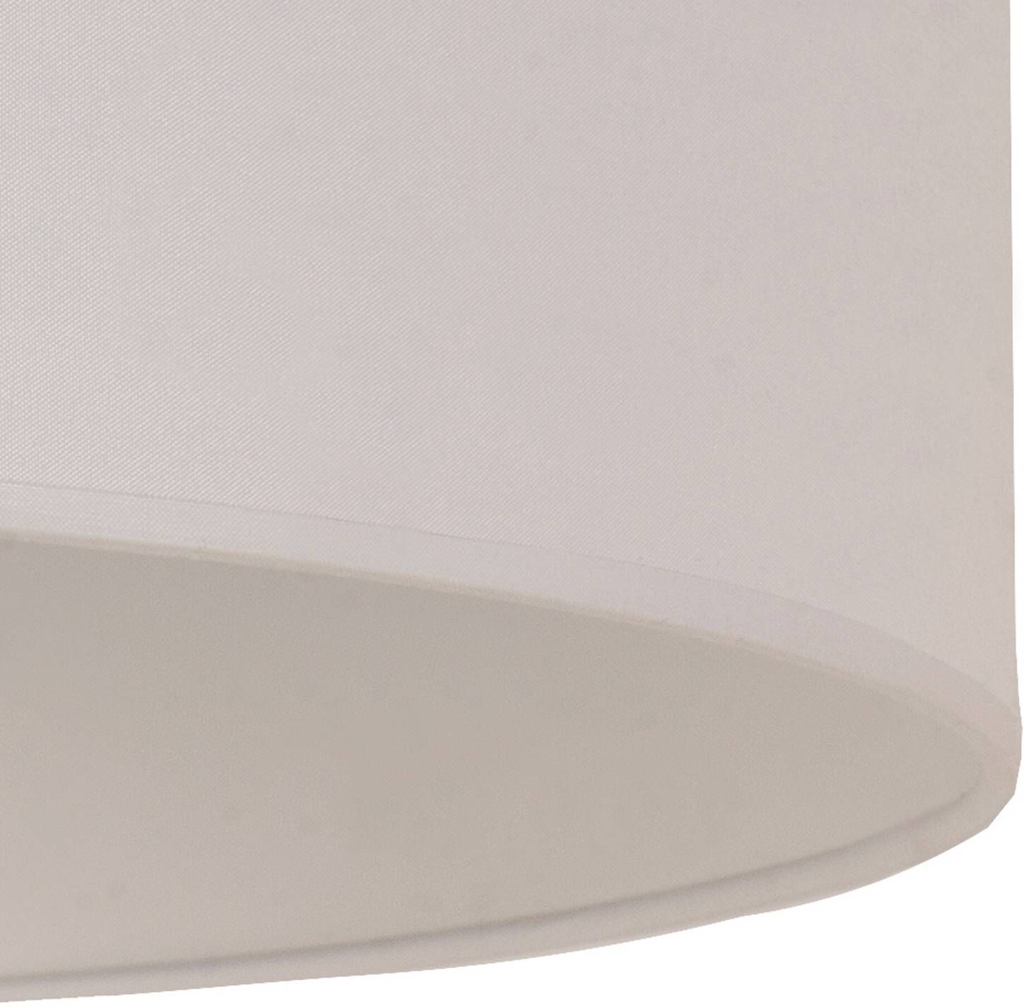 Lampenschirm Ivory, creme, Ø 60 cm, Höhe 35 Textil Ivory Duolla, creme / amber, Textil / Stoff / Seide