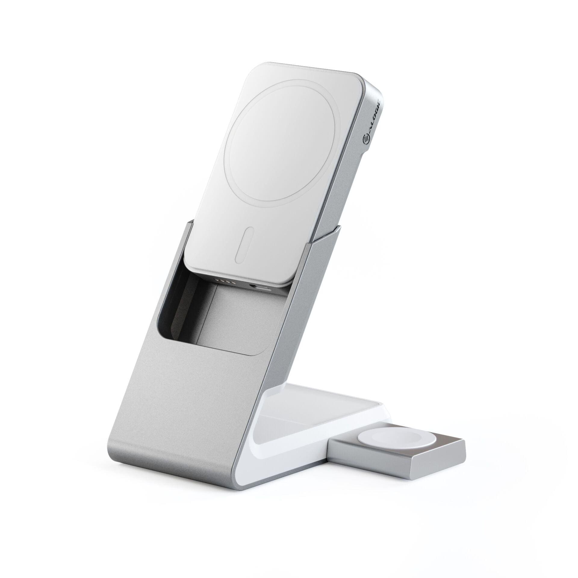 Alogic Matrix+ 3-in-1 Magnetic Charger+Power Bank+AW Puk weiß