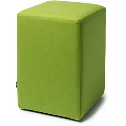 Hocker Pomp Ruhe & Raum pistazie grün, Designer Willi Hubor, 33x47.5x33 cm