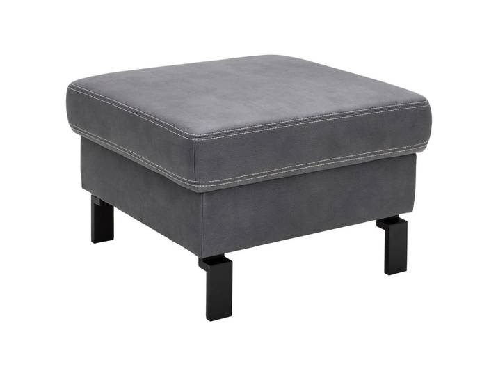 Hom`in Hocker, Grau, Metall, quadratisch, 70x45x70 cm, Goldenes M, DGM-Klimapakt, Wohnzimmer, Hocker, Sitzhocker