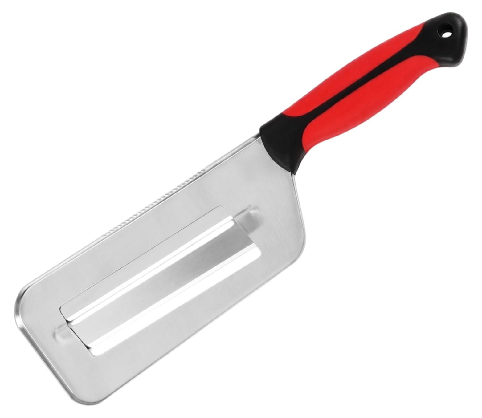 Dripio Groenteschaaf met antisliphandvat, Rood, 32,5 cm