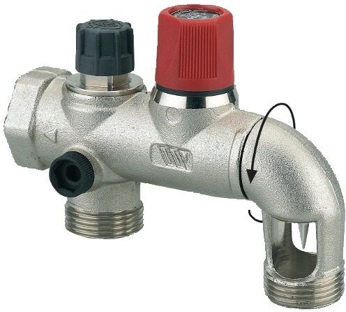 WATTS INDUSTRIES Groupes de sécurité coudé SFR 1'' inox WATTS 2254555M2