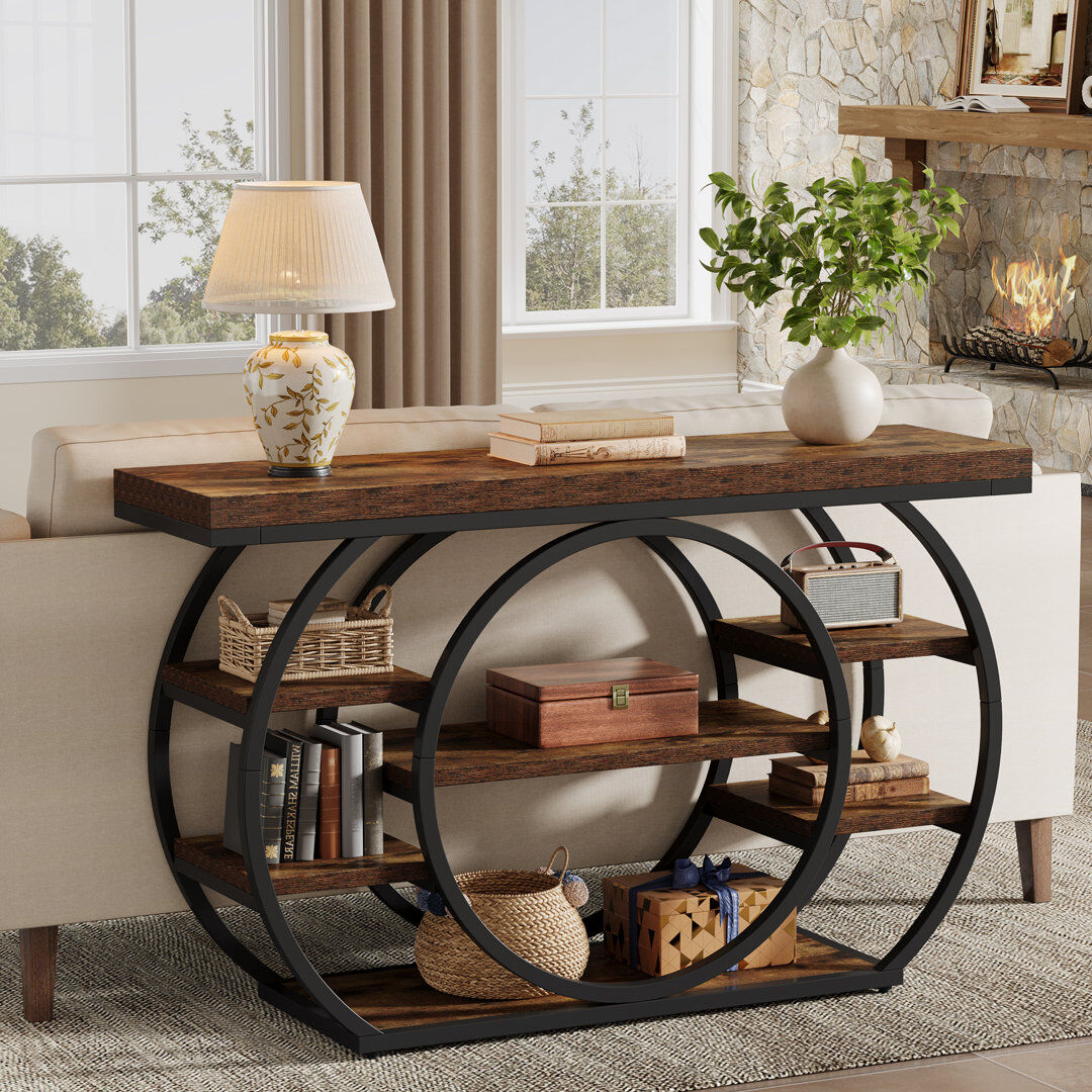 Blue Elephant 120 cm W Console Table Brown 80cm H X 120cm W X 30cm D