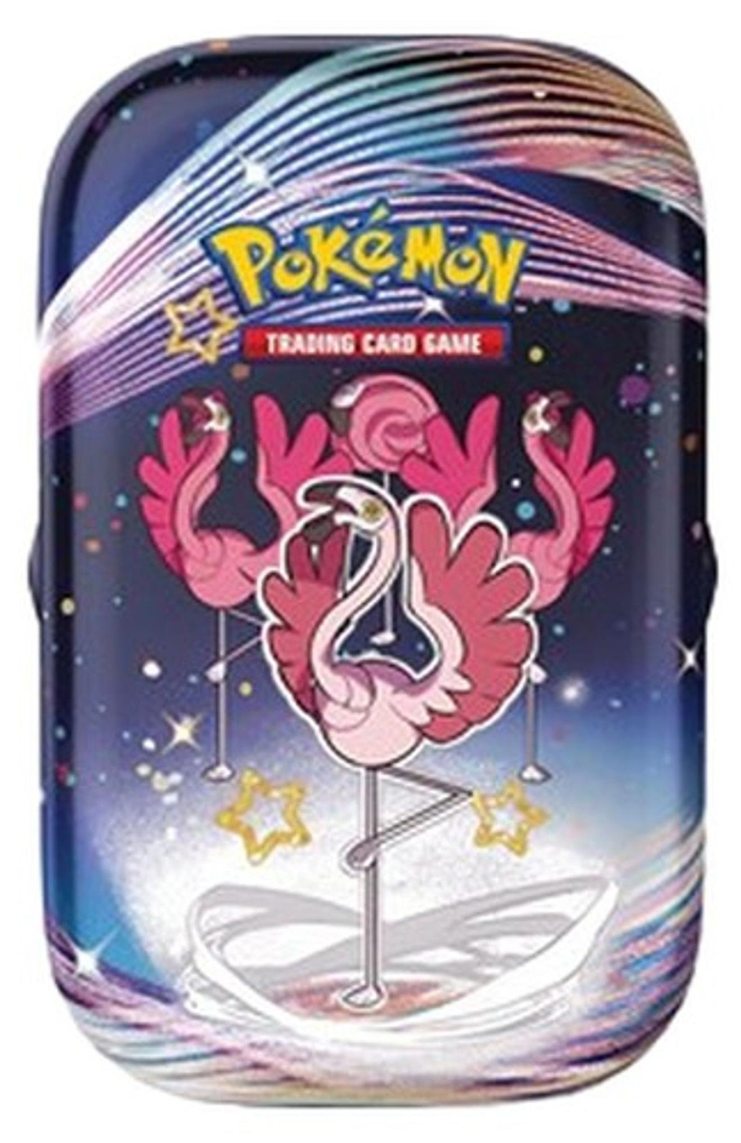 Pokemon Paldean Fates Flamigo Mini Tin van The Pokemon Company
