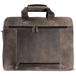 Harolds Antic Notebook Businessbag (17"), Notebooktasche, Braun, Grau