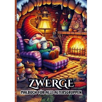 Malbuch für alle Altergruppen - Zwerge, Taschenbuch von Malbücher für Erwachsene, Bookmundo, 978-94-037-8049-8