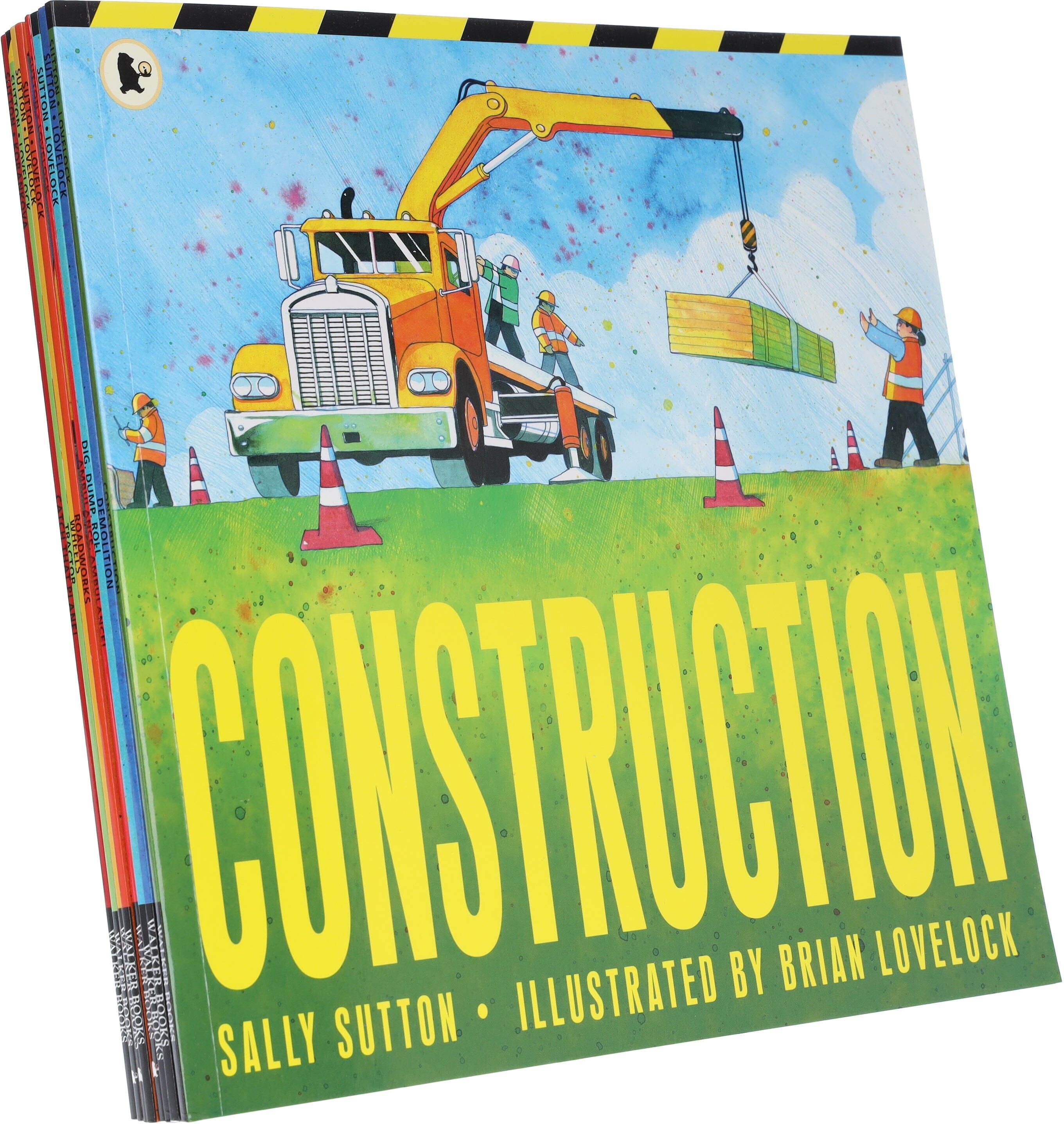 The Construction Crew Series By Sally Sutton Illustrated 8 Picture Books Collection Set - Ages 2-6 - Paperback Walker Books Ltd