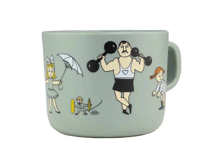 Rätt Start Mug Pippi Cirkus 25 cl Vert