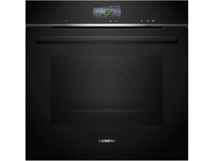 SIEMENS Dampfbackofen iQ700 HS736G3B1, mit Teleskopauszug nachrüstbar, ecoClean, cookControl Pro Funktion für automatische Gerichtzubereitungen