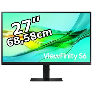 Samsung Monitor ViewFinity S60UD, 27 Zoll, WQHD 2560 x 1440 Pixel, 5 ms, 100 Hz