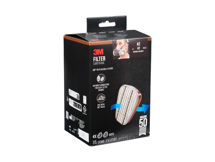 3M Filter gegen organische Dämpfe 6055 4 Paar
