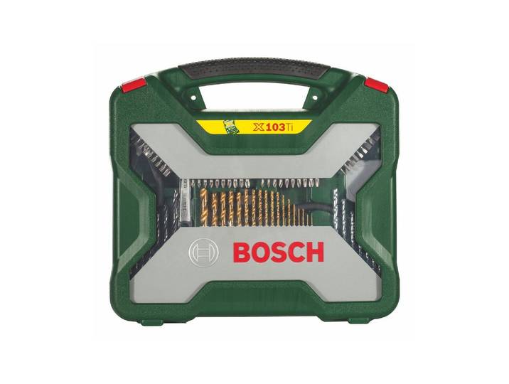 Bohrer- und Bit-Set BOSCH X-Line Titanium , bunt, Bohrer, Bohrer- und Bit-Set