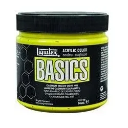 Winsor & Newton, Künstlerfarbe + Bastelfarbe, Basics 946Ml Cadmium Yellow Light Hue 159