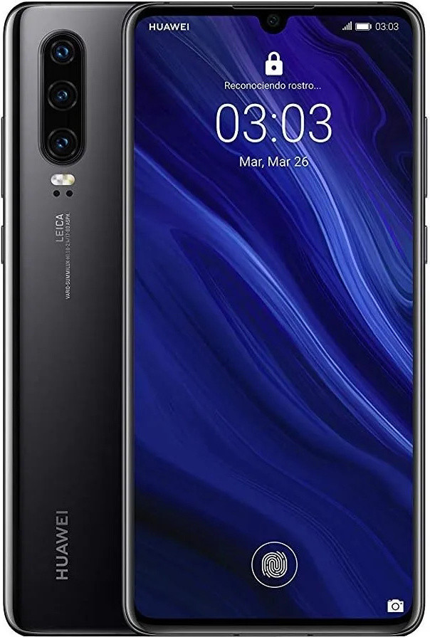 Huawei P30, 128GB opslag, 6GB RAM, zwart
