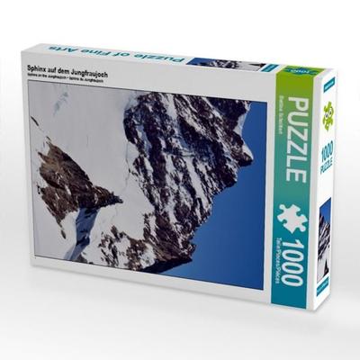 CALVENDO Puzzle Sphinx auf dem Jungfraujoch 1000 Teile Puzzle hoch | 1000 Teile Lege-Größe 64 × 48 cm Foto-Puzzle für glückliche Stunden