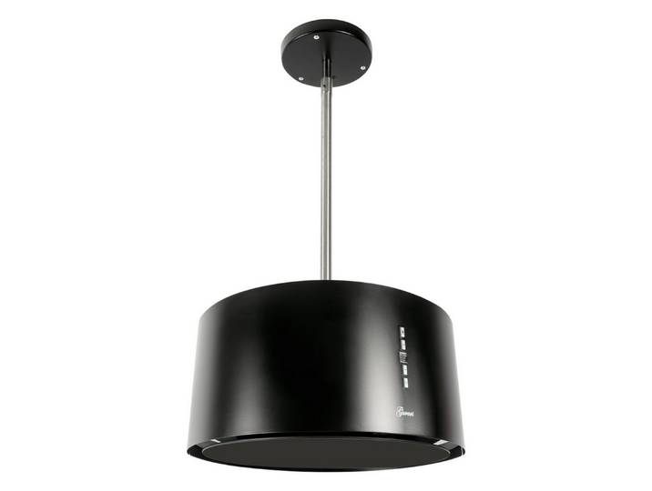 GURARI Inselhaube GCH I 237 5 BL N Dunstabzugshaube Inselhaube 50cm 860m³/h in Schwarz Umluft Inselhaube, Insel Dunstabzugshaube 50cm, Deckenhaube, 860m³/h