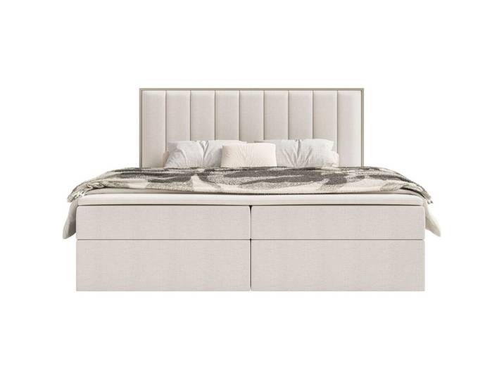 BOXBETT Togents Hellbeige Chenille hydrophob 160x200 cm