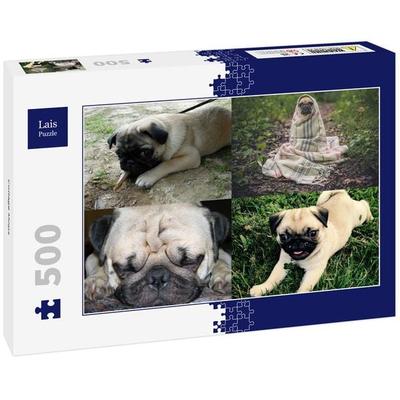 Lais Puzzle Collage Mops 500 Teile
