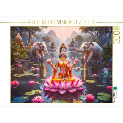 CALVENDO Puzzle Lakshmi, Göttin des Reichtums | 2000 Teile Lege-Größe 90x67cm Foto-Puzzle für glückliche Stunden, Sonstige von , Calvendo Puzzle