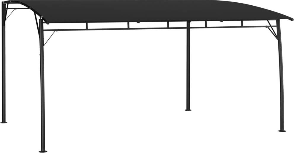 The Living Store Garten-Sonnenschutz 4x3x2,55 m Anthrazit