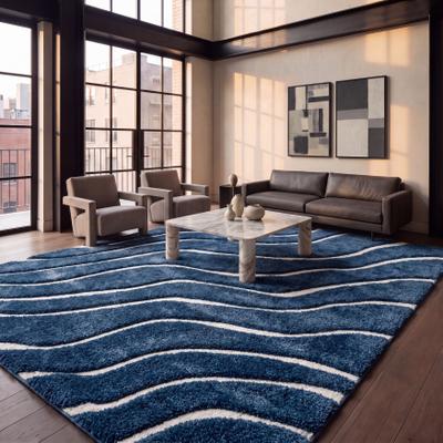 SAFAVIEH Florida Shag Hervor Soft Serene Waves 1.2-inch Thick Rug