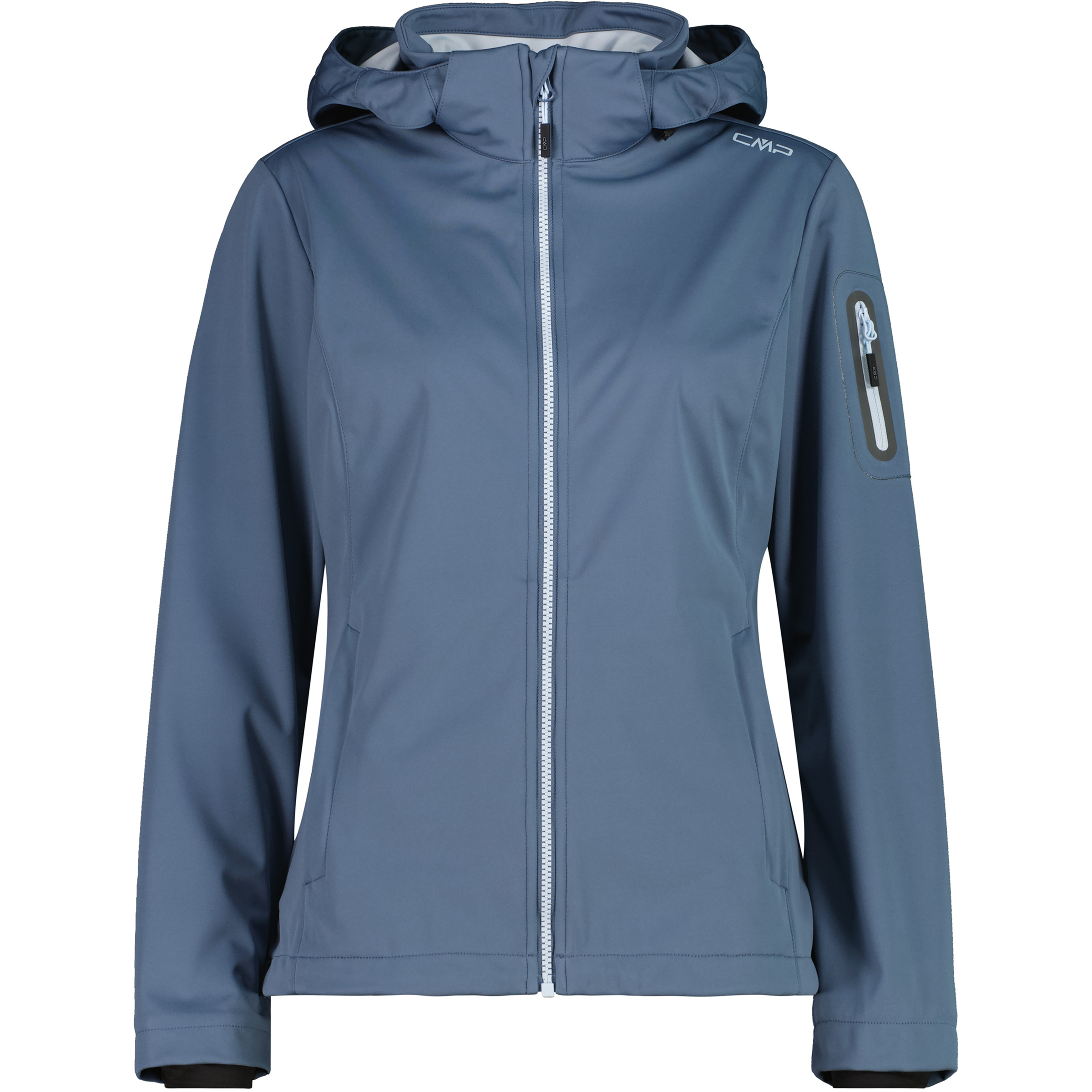 CMP Light Softshell Damen Softshelljacke blau Größe M Trekking Wasserabweisend Wasserabweisend