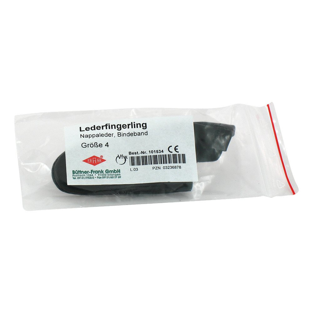 Büttner-Frank GmbH Fingerling Leder Größe 4 Bindeband 03236878