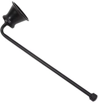 Smart Shopping Spot Vintage Bell Shaped Candle Snuffer Gold, Black, Silver Metal Fire Extinguisher black