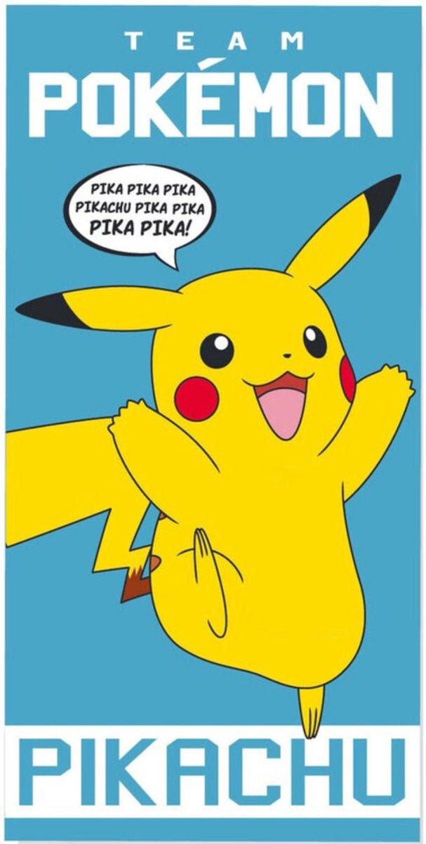 Pokémon Strandlaken voor kinderen - Geel