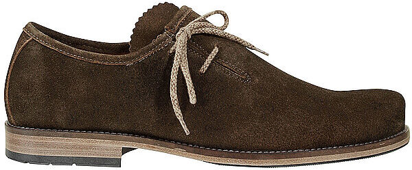DIRNDL & BUA Trachtenschuhe - Haferlschuhe Antikbock braun   46 46