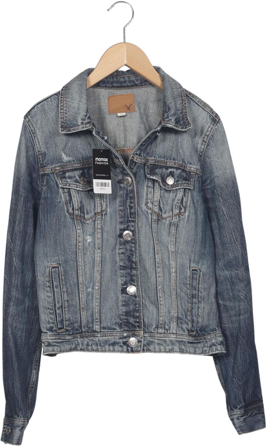 American Eagle Outfitters Damen Jacke, Blau, Gr. M, Baumwolle - Second Hand