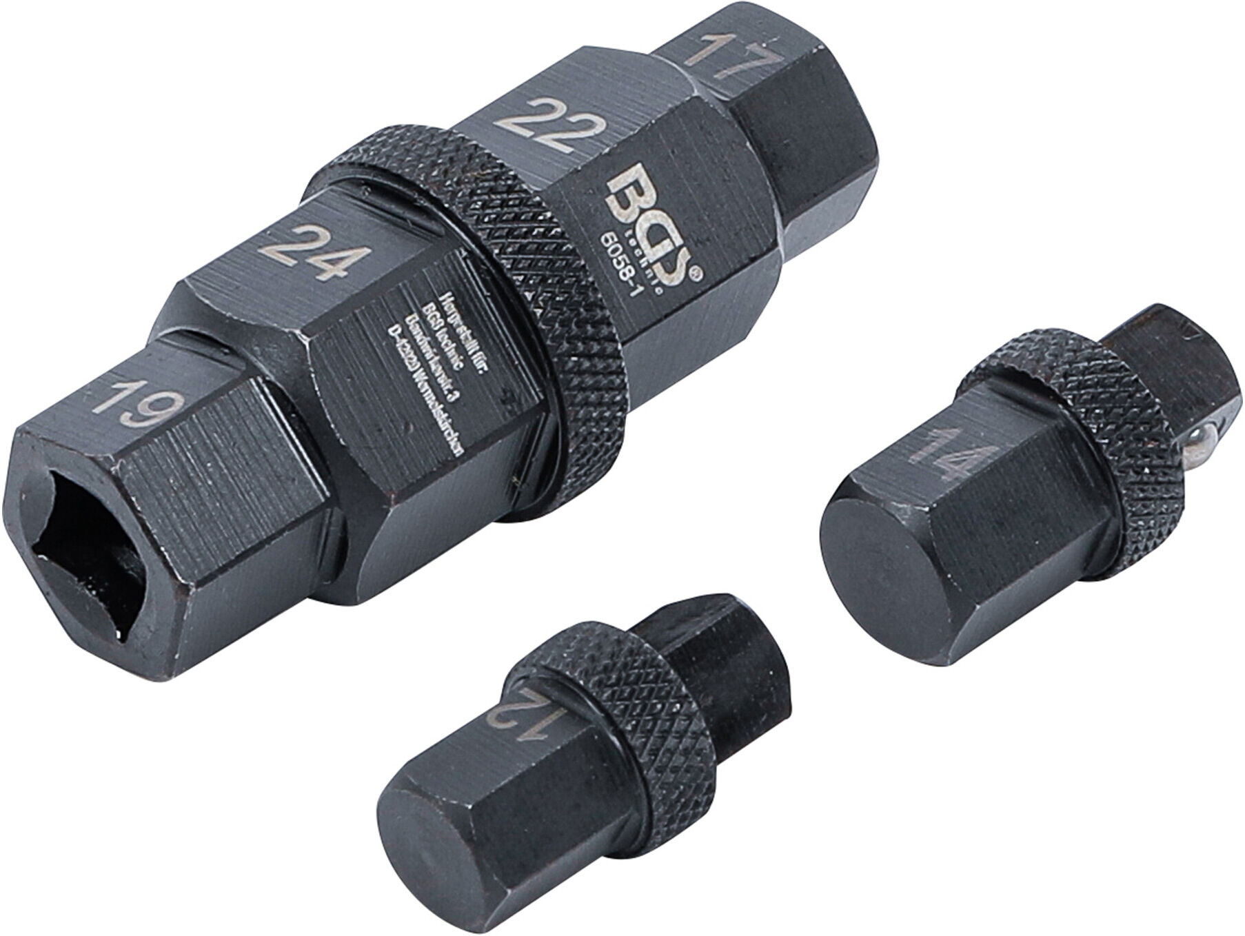 BGS Motorrad-Spezial-Einsatz 5058-1, Antrieb 10 mm (3/8"), 12 - 24 mm ; BGS technic)