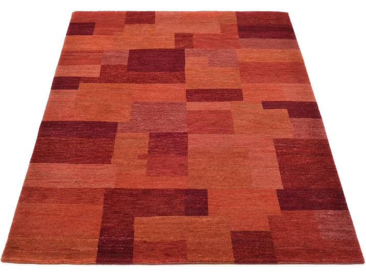 Wollteppich OCI DIE TEPPICHMARKE ELEGANT NEW LIMA , rot, B:70cm H:13mm L:140cm, Wolle, Teppiche, Wollteppich, reine Wolle, Nepal Orientteppich, handgeknüpft