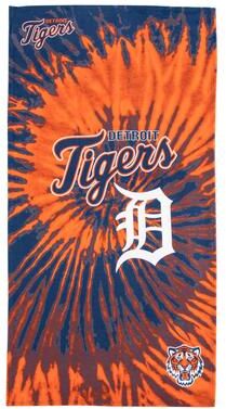 MLB 720 Tigers Pyschedelic Beach Towel - 30x60