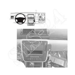 BRODIT 852836 ProClip Halterung - VW Sharan 2001 - 2009 / Seat Alhambra 2001 ...