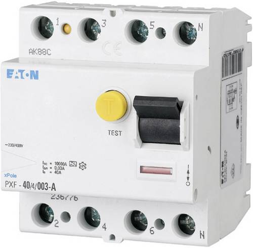 Eaton 102881 PXF-100/4/003-A FI-Schutzschalter A 4polig 100A 0.03A 400 V/AC