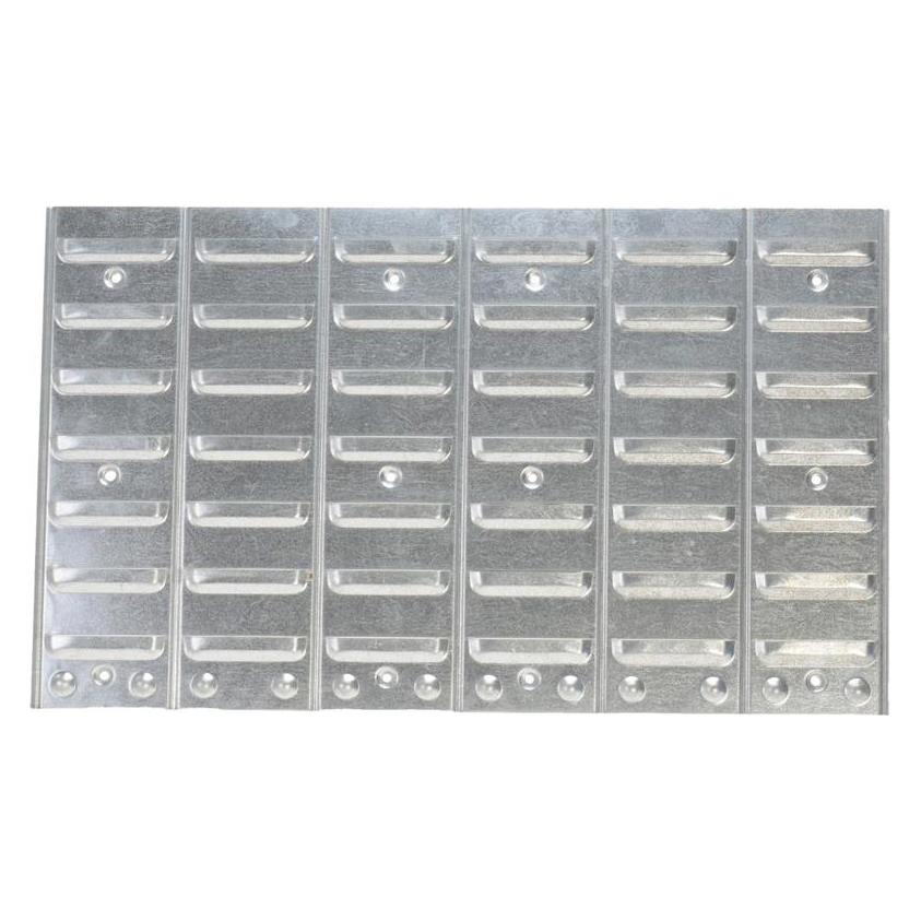 Hünersdorff Metall-Schlitzwand für Sichtlagerboxen aus PP, für Grösse 1-4 (375000)