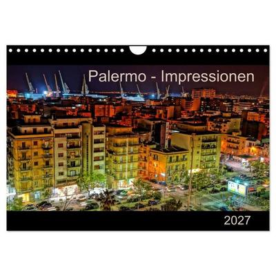 Palermo - Impressionen (Wandkalender 2027 DIN A4 quer), CALVENDO Monatskalender