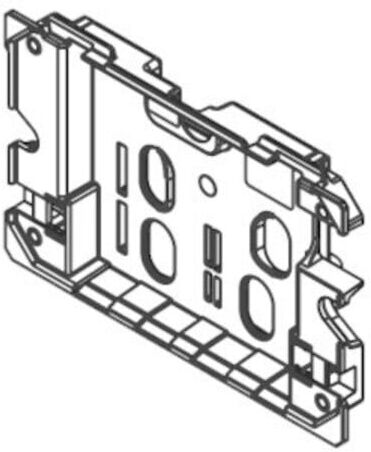Schell Spritzschutzplatte MONTUS für 12cm Spülkasten (031370099)