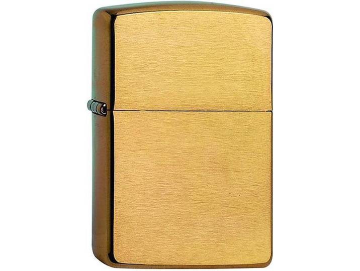 Zippo aansteker Armor Case Brass Brushed
