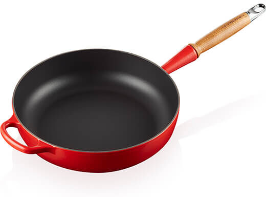 Le Creuset Signature Cerise Cast Iron 28cm Sauté Pan