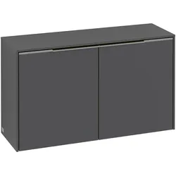 Villeroy & Boch Subway 3.0 Sideboard, Graphite, 728x423x240 mm, 2 Türen, SoftClosing, Wandmontage