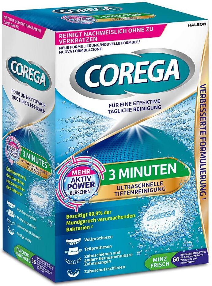 Corega Tabs 3 Minuten